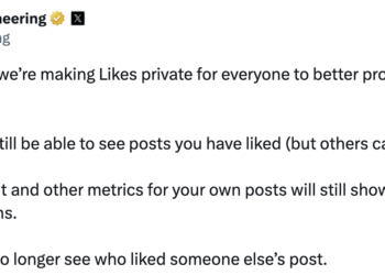 X Users Rect to 'Likes' Now Being Hidden